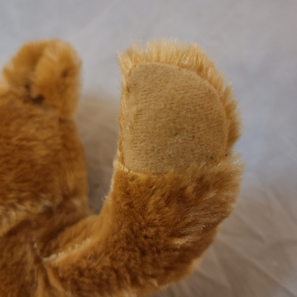 Bear Works Brown Teddy Plush Stuffed Animal Hidden Pocket in Back Cute Soft Toy - Picture 5 of 10